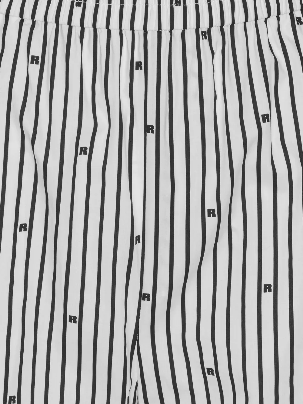 ROTATE BIRGER CHRISTENSEN striped elasticated-waistband trousers Wit