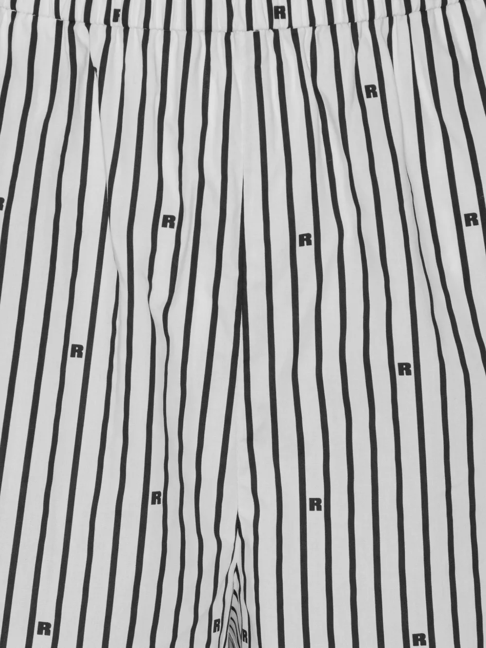 ROTATE BIRGER CHRISTENSEN Gestreepte shorts Wit