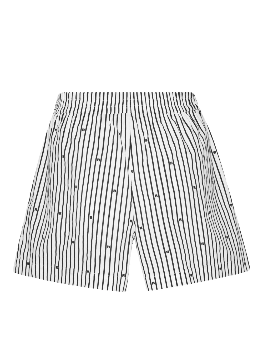 ROTATE BIRGER CHRISTENSEN Striped Shorts | White | FARFETCH LB