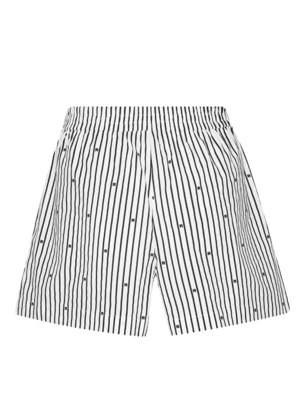 ショートパンツ ROTATE BIRGER CHRISTENSEN Short stripes ROTATE BIRGER CHRISTENSEN Striped Shorts | White | FARFETCH TW