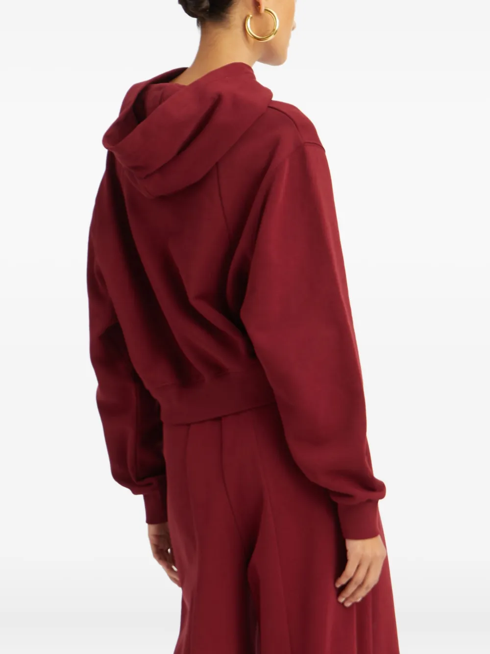 ROTATE BIRGER CHRISTENSEN Hoodie met trekkoord Rood