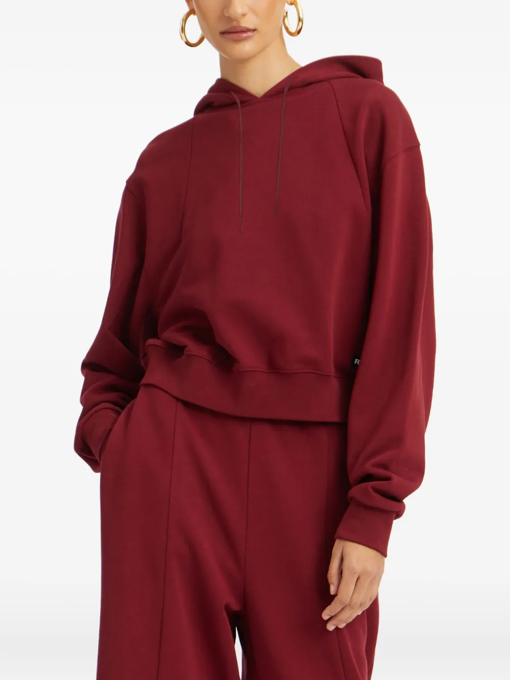 ROTATE BIRGER CHRISTENSEN Hoodie met trekkoord Rood