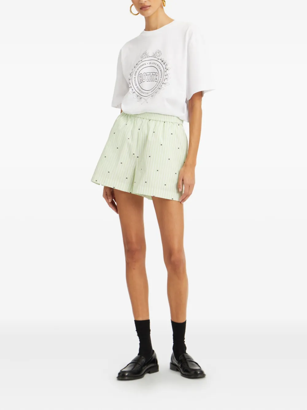 ROTATE BIRGER CHRISTENSEN striped shorts | Short & Mini Shorts | Image 2