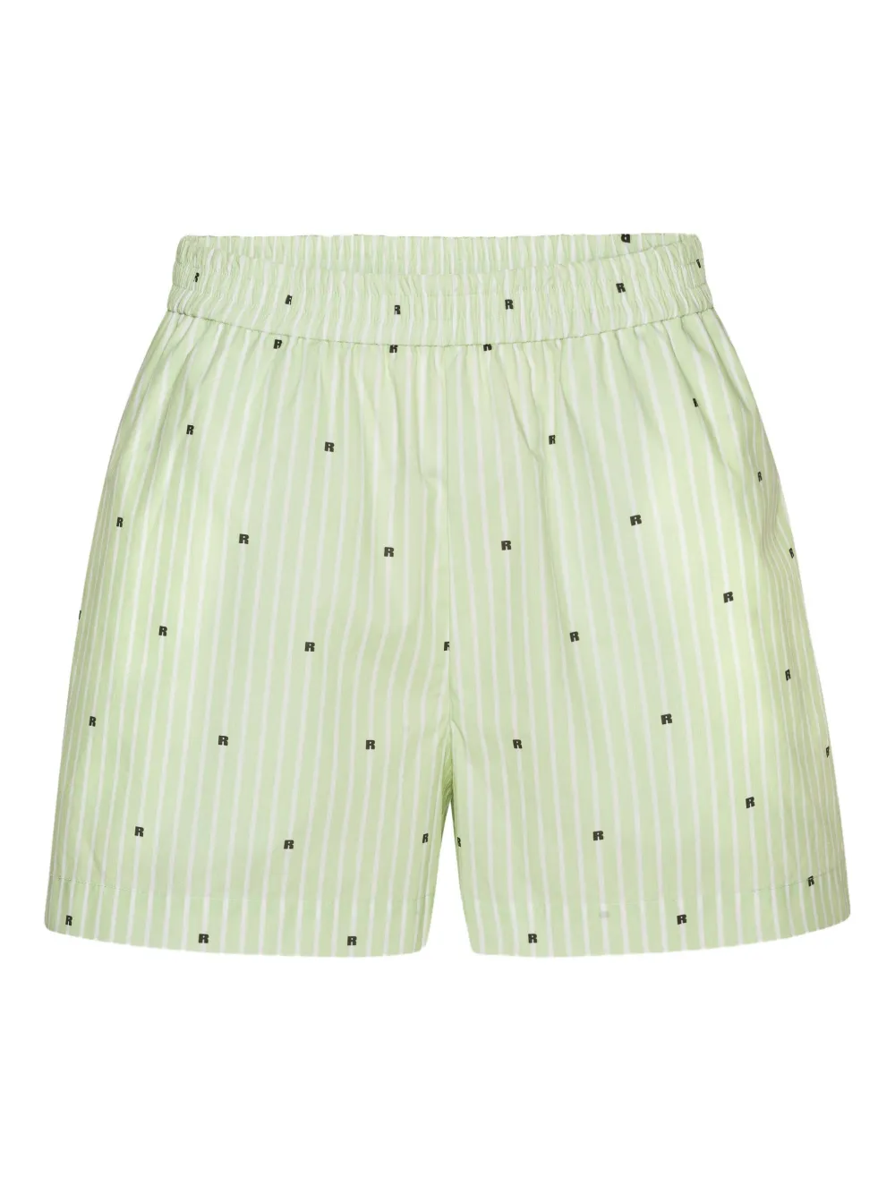 ROTATE BIRGER CHRISTENSEN striped shorts - Verde