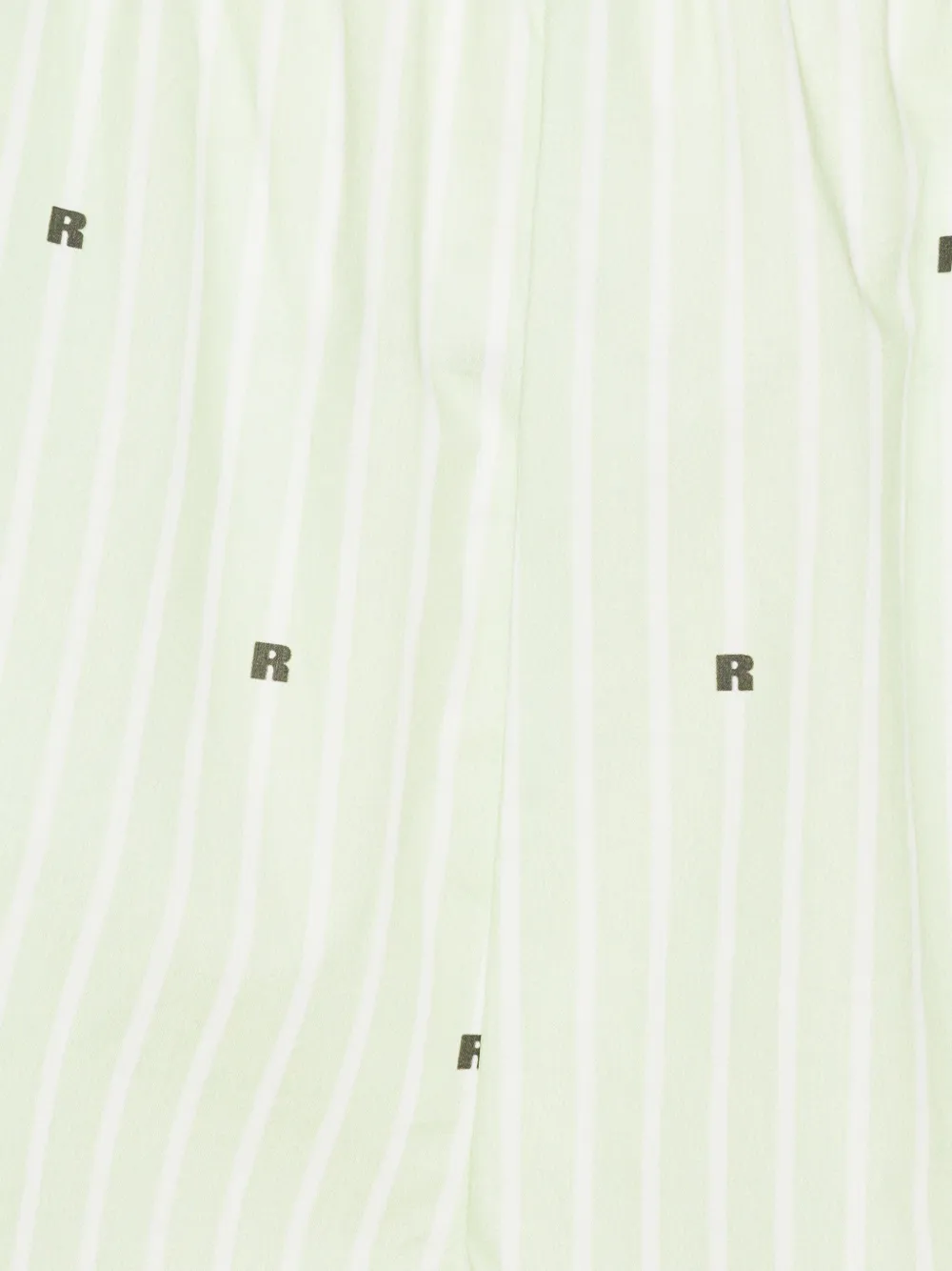 ROTATE BIRGER CHRISTENSEN Gestreepte shorts Groen