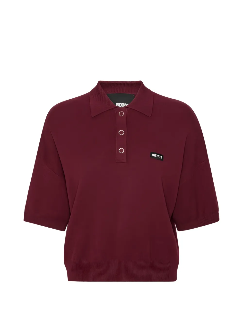ROTATE BIRGER CHRISTENSEN logo-patch polo top