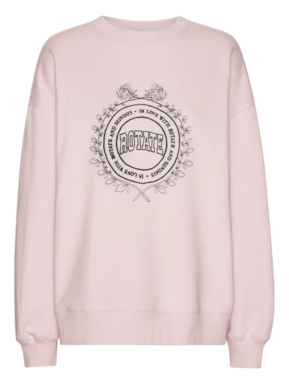 Rotate Birger Christensen Logo Embroidery Sweatshirt