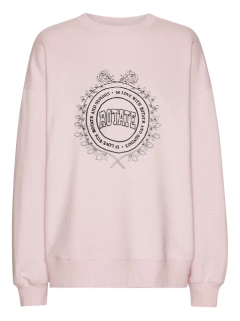 ROTATE BIRGER CHRISTENSEN logo embroidery sweatshirt