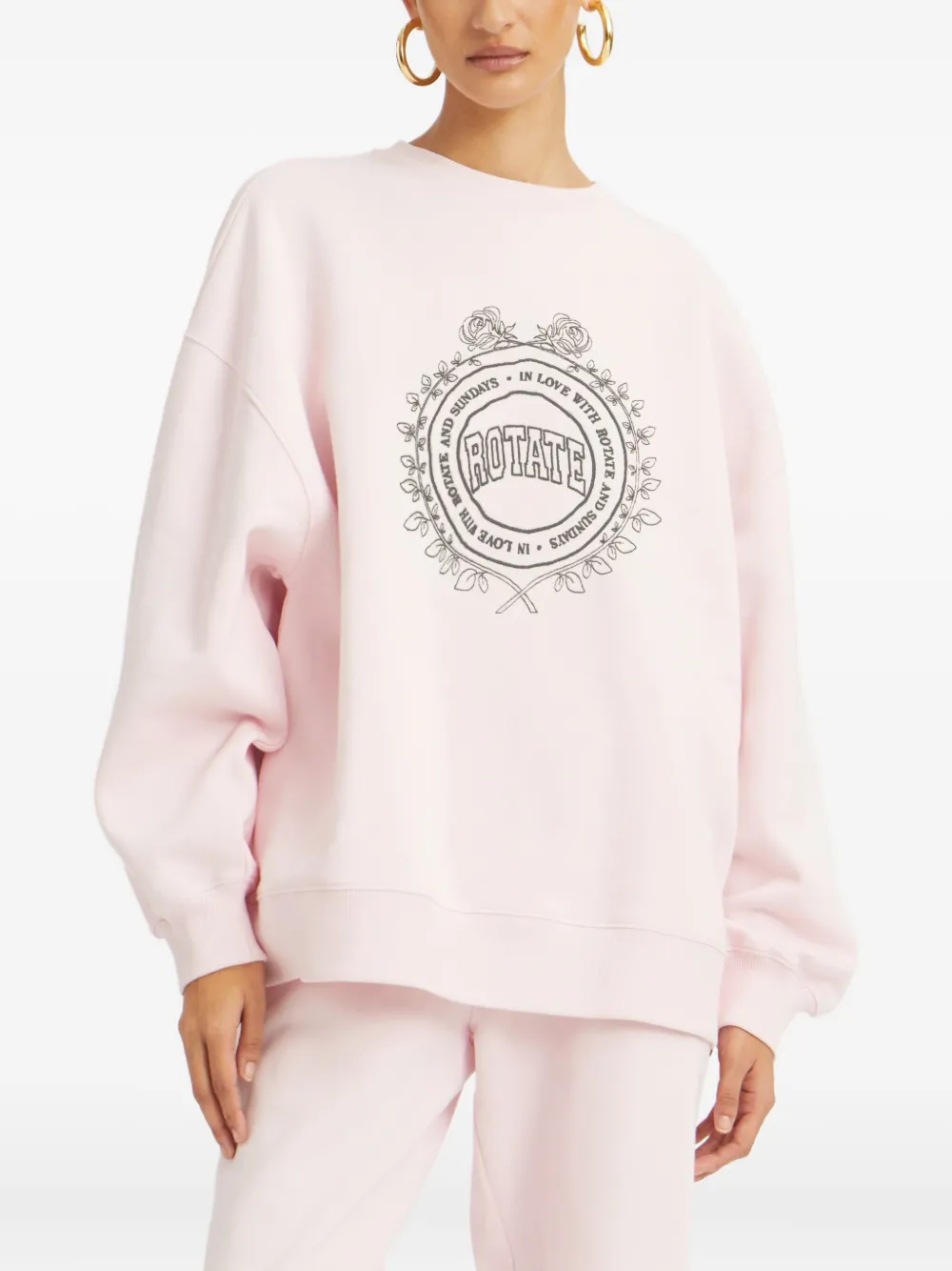 ROTATE BIRGER CHRISTENSEN logo embroidery sweatshirt | Sweaters | Image 2