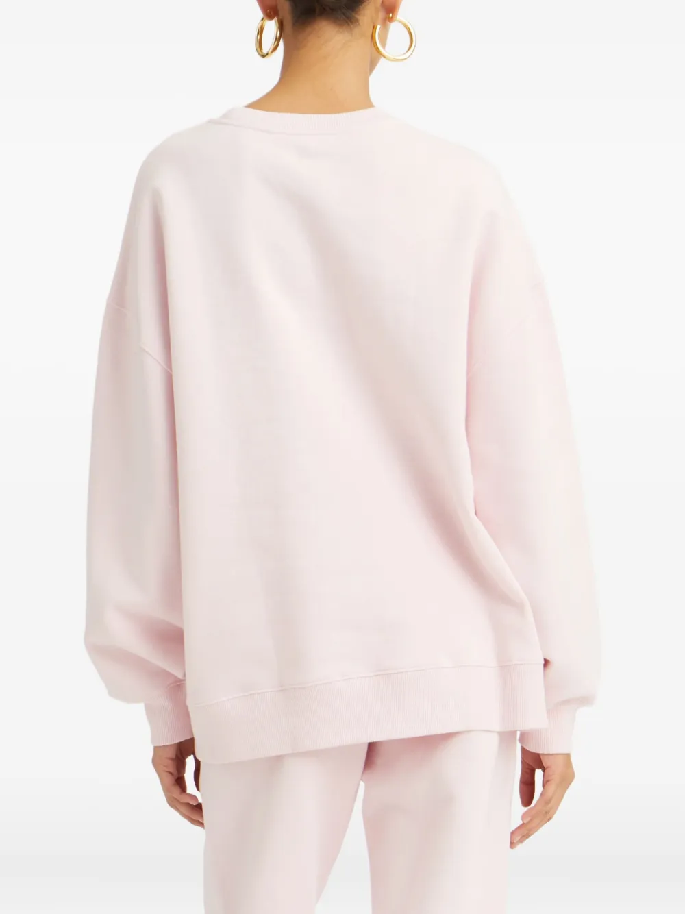 ROTATE BIRGER CHRISTENSEN Sweater met geborduurd logo Roze