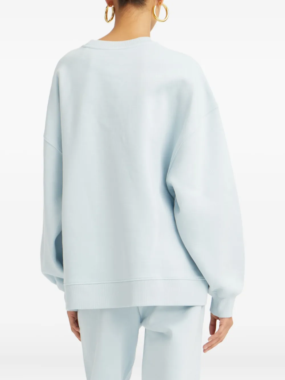 ROTATE BIRGER CHRISTENSEN embroidered-logo sweatshirt Blauw