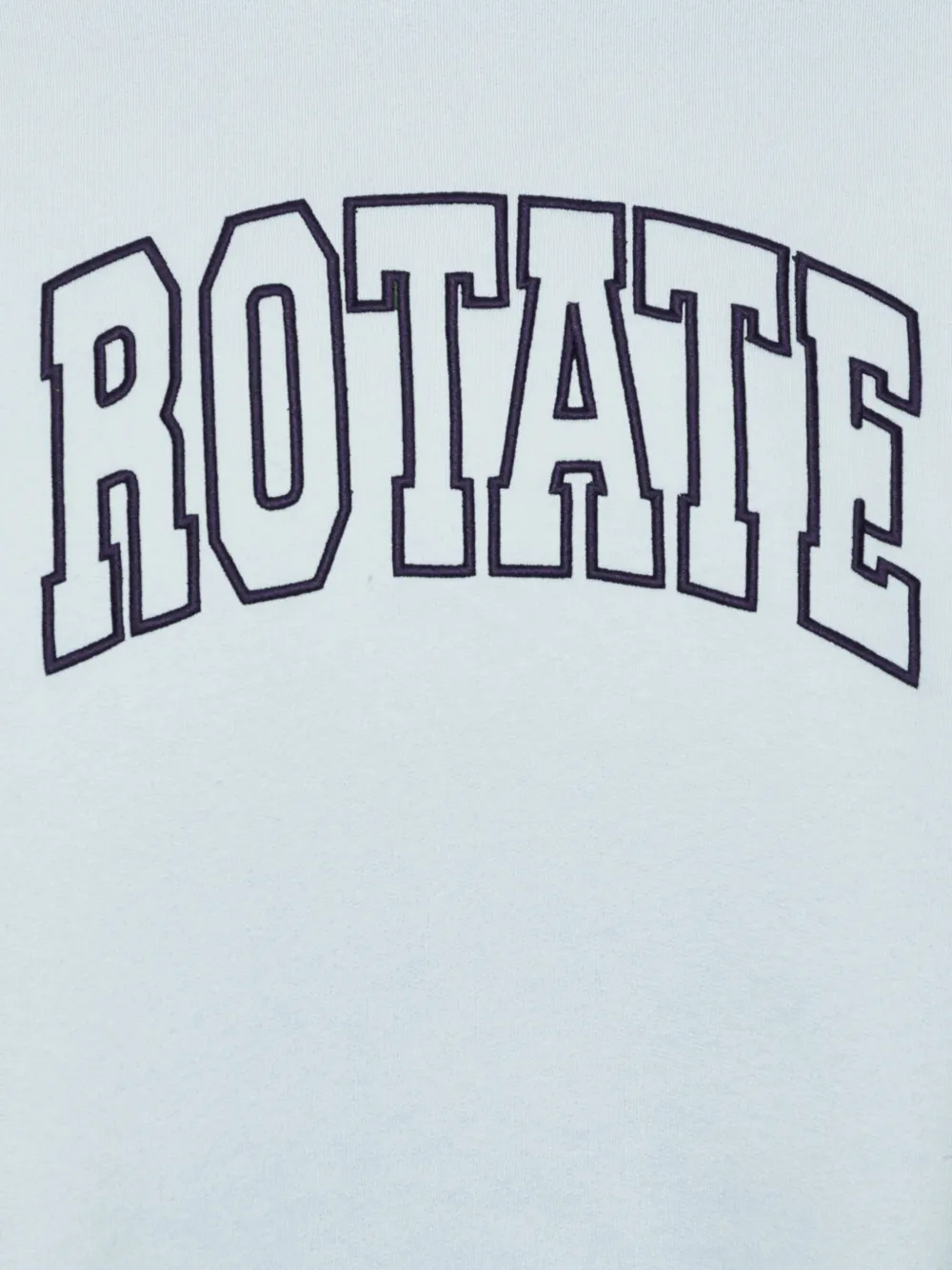 ROTATE BIRGER CHRISTENSEN embroidered-logo sweatshirt Blauw