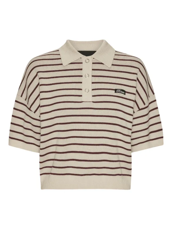 ショートパンツ ROTATE BIRGER CHRISTENSEN Short stripes Poplin Shorts Striped Green - ROTATE Birger Christensen