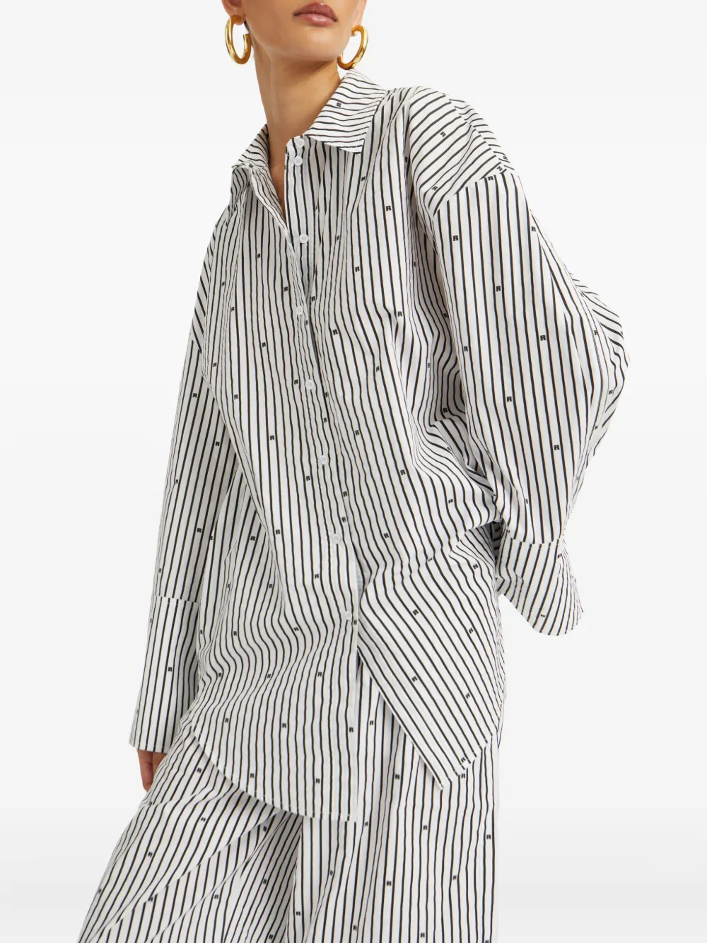ROTATE BIRGER CHRISTENSEN Gestreept blouse Wit