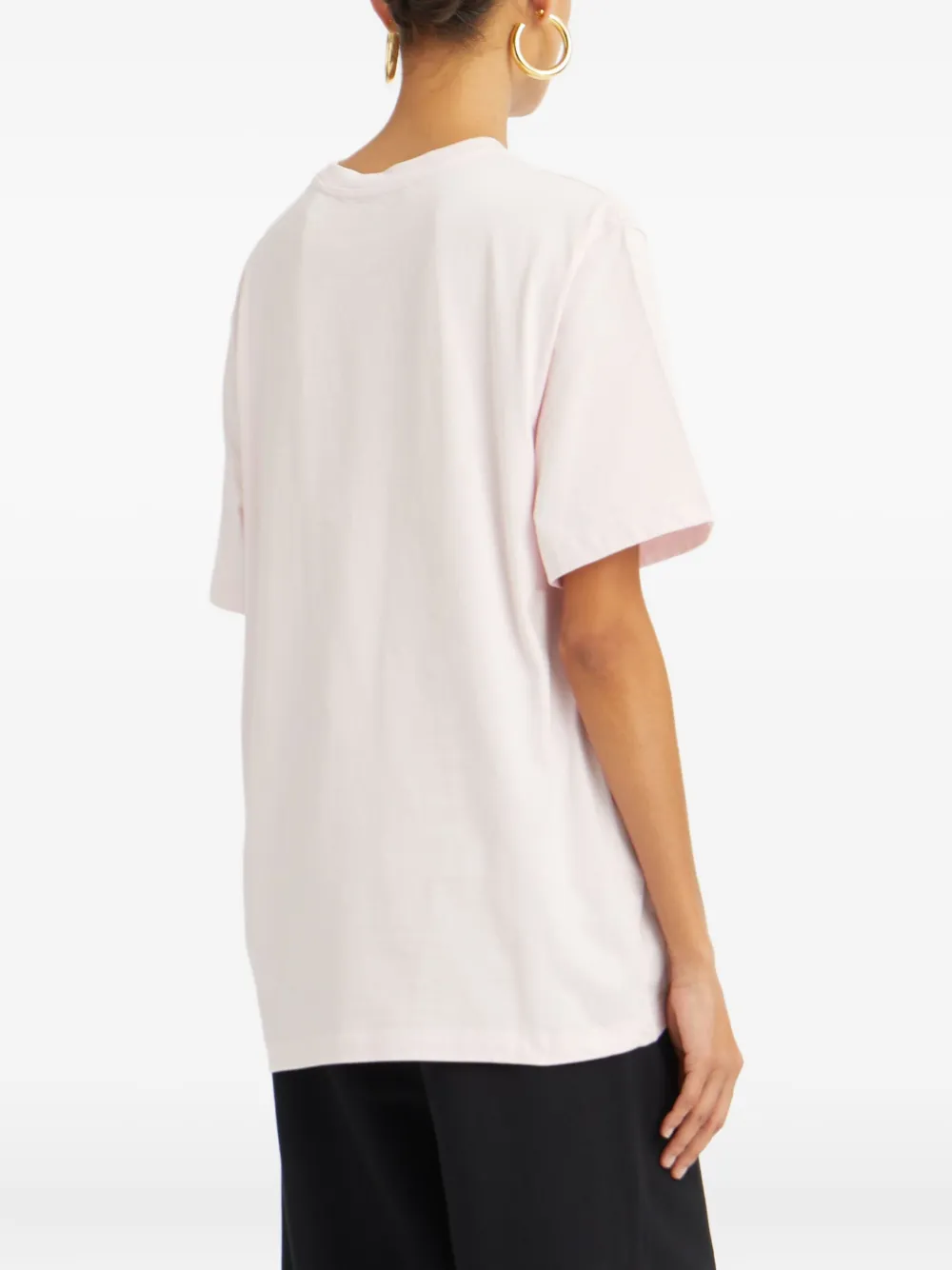 ROTATE BIRGER CHRISTENSEN logo print T-shirt Roze