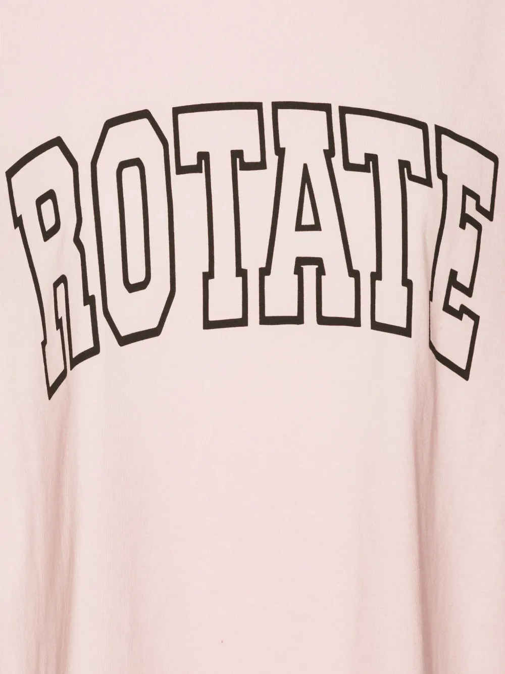 ROTATE BIRGER CHRISTENSEN logo print T-shirt Roze