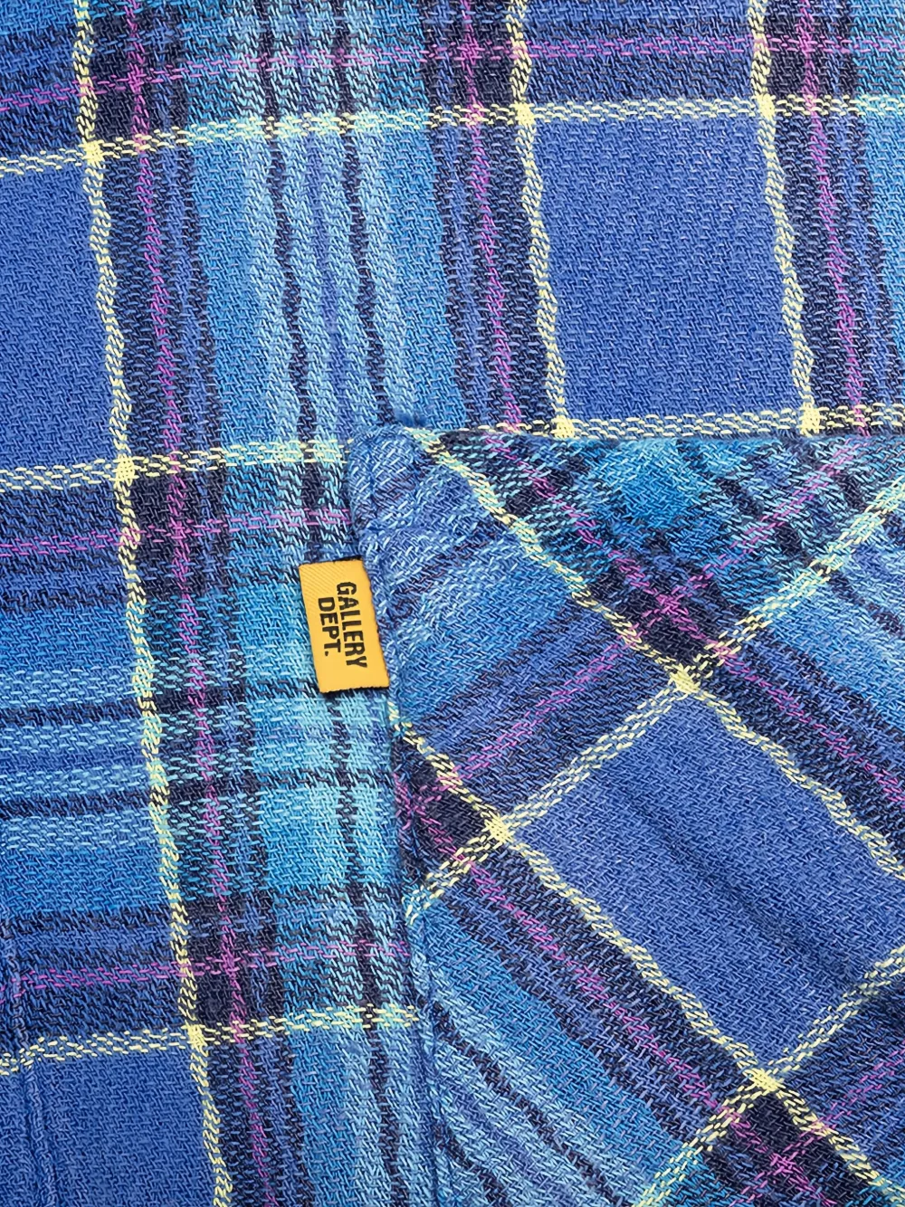 GALLERY DEPT. Shirt met franje afwerking Blauw