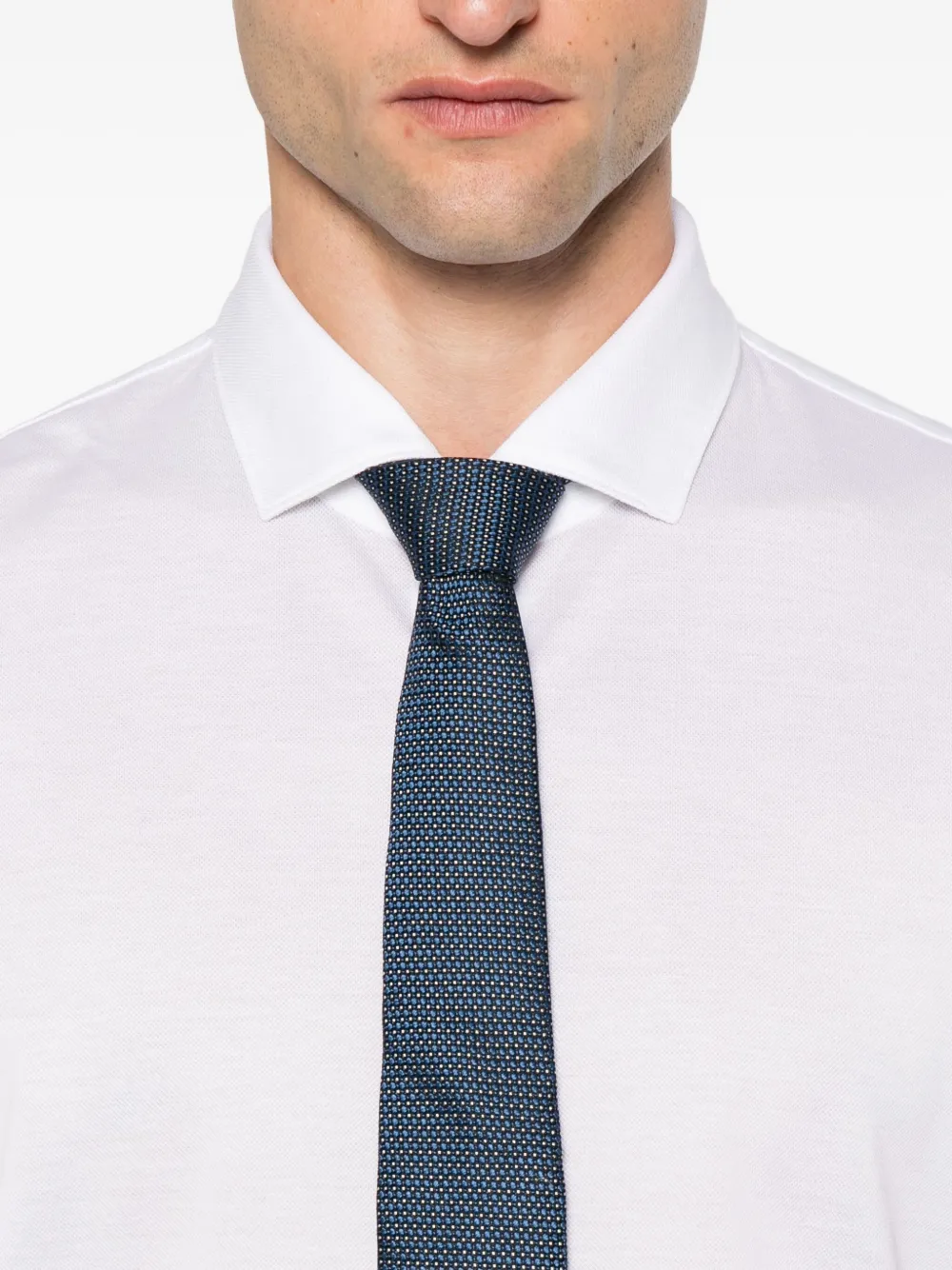 Gran Sasso Long-sleeve Button-down Shirt In White