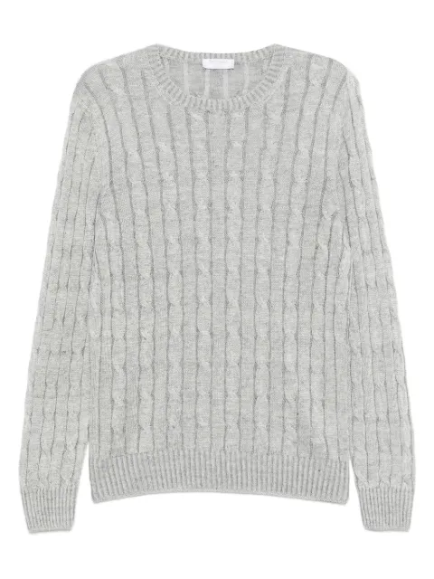 Gran Sasso cable-knit crew-neck sweater