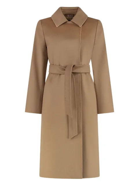 Max Mara Bcollage belted double-breasted coat