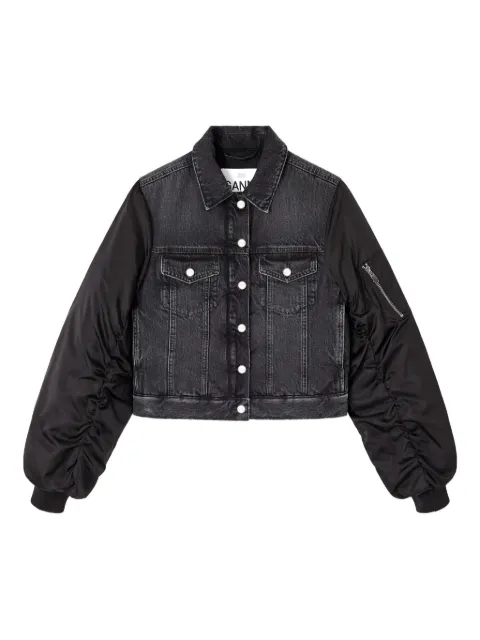 GANNI buttoned denim jacket