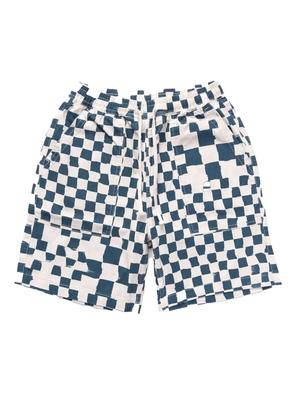 Service Works Chef check-pattern shorts | Blue | Image 1