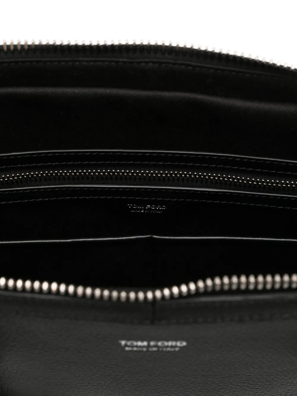 TOM FORD Elliot City zip-top handle briefcase Zwart