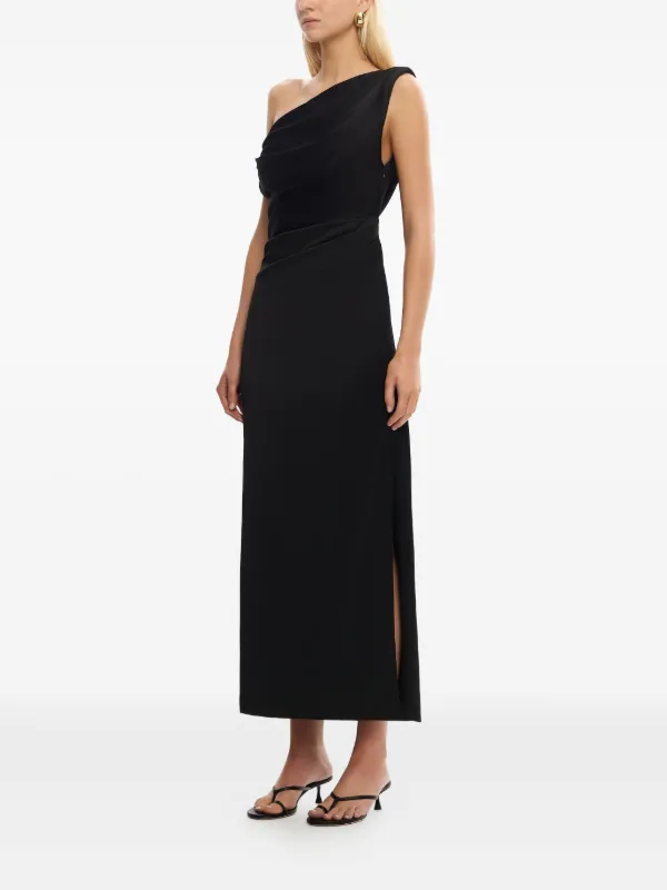 significant other alessia one shoulder dress Significant Other Alyssa Draped One-shoulder Maxi Dress