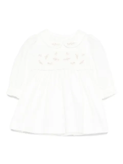 Patachou embroidered smocked dress