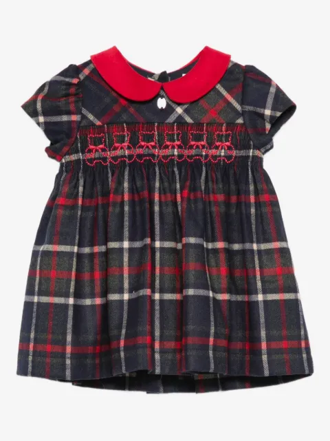 Patachou plaid smocked dress