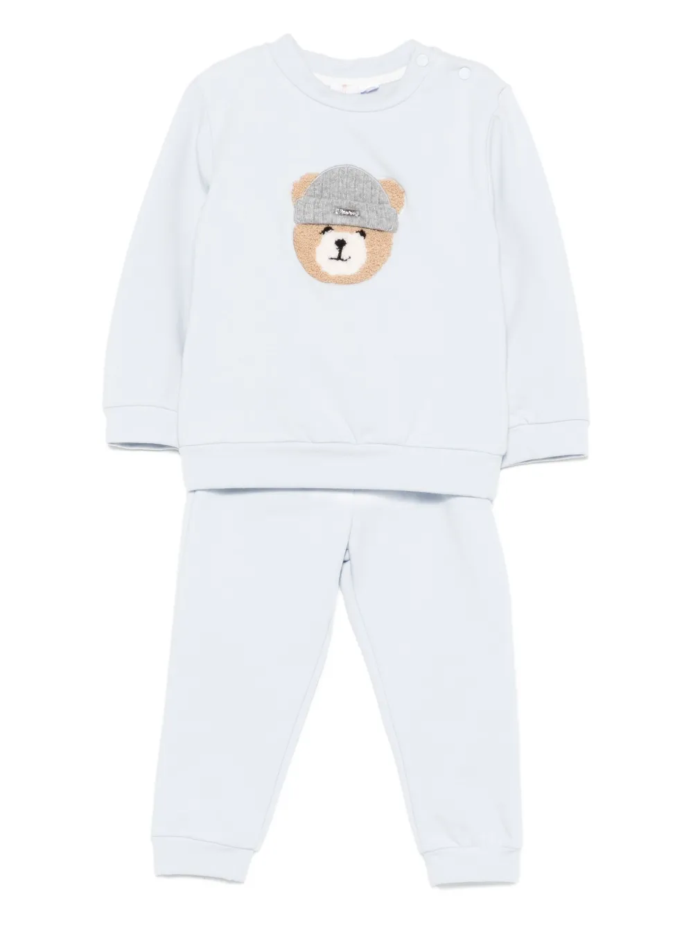 Patachou embroidered-bear tracksuit (set of two) | Blue | Image 1