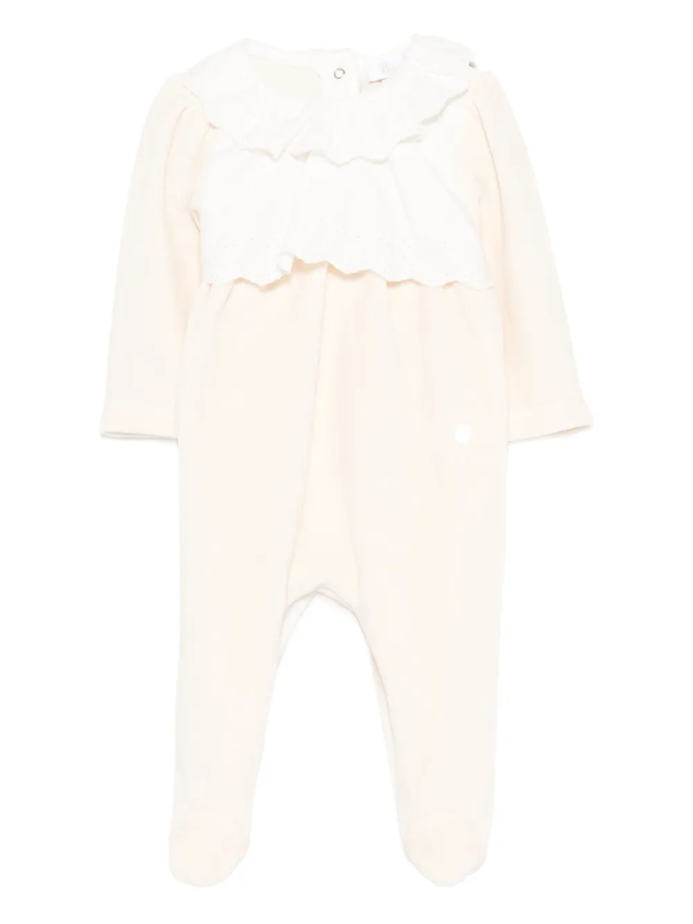 Patachou ruffled-collar pajama | Neutrals | Image 1