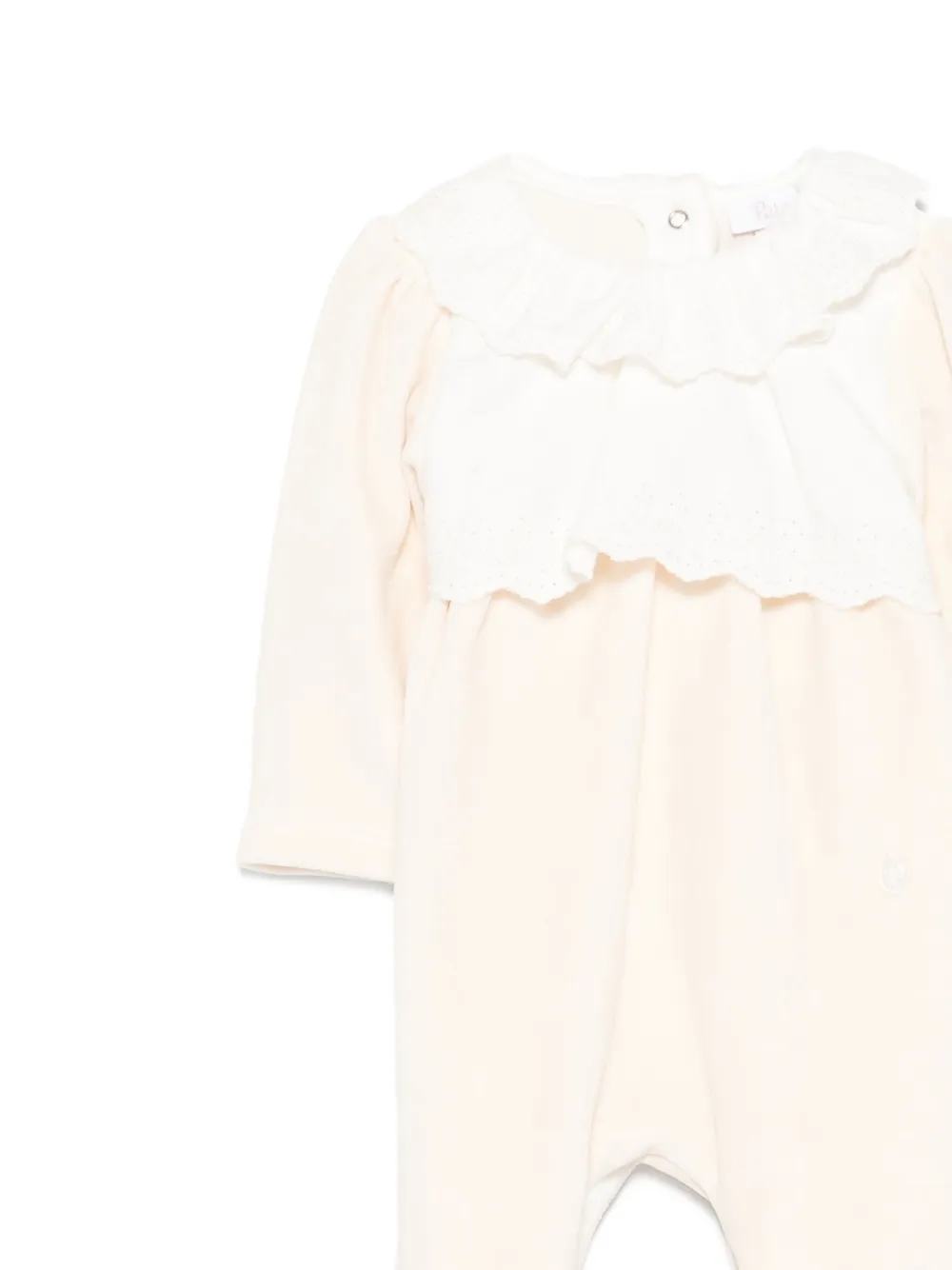 Patachou Pyjama met ruchekraag Beige