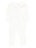 Patachou peter pan-collar romper - White
