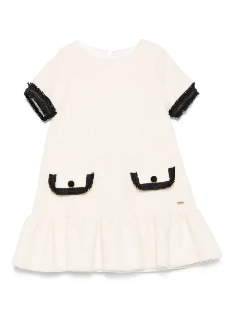 Patachou frill-trimmed pocket dress