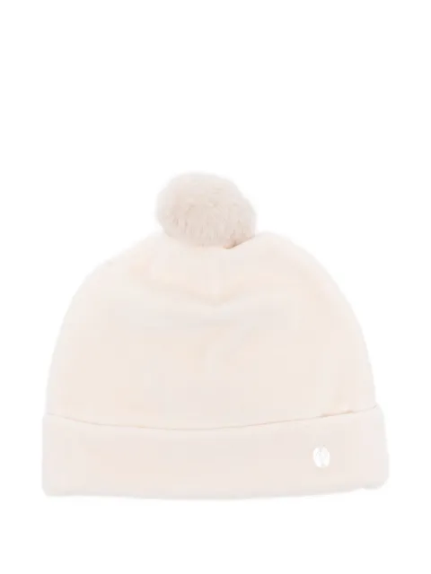 Patachou pom-pom logo-plaque hat