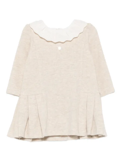 Patachou pleated collar dress