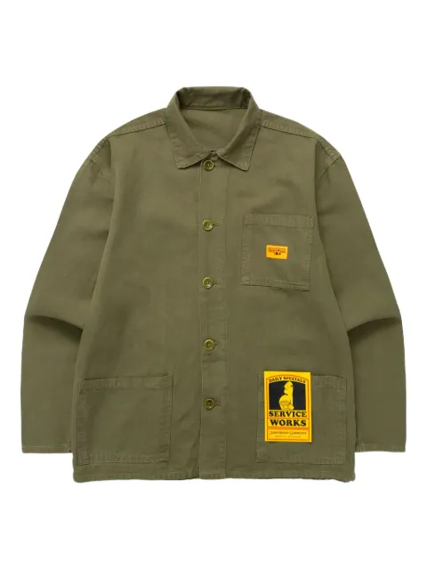 Service Works Chore patch-pocket cotton jacket