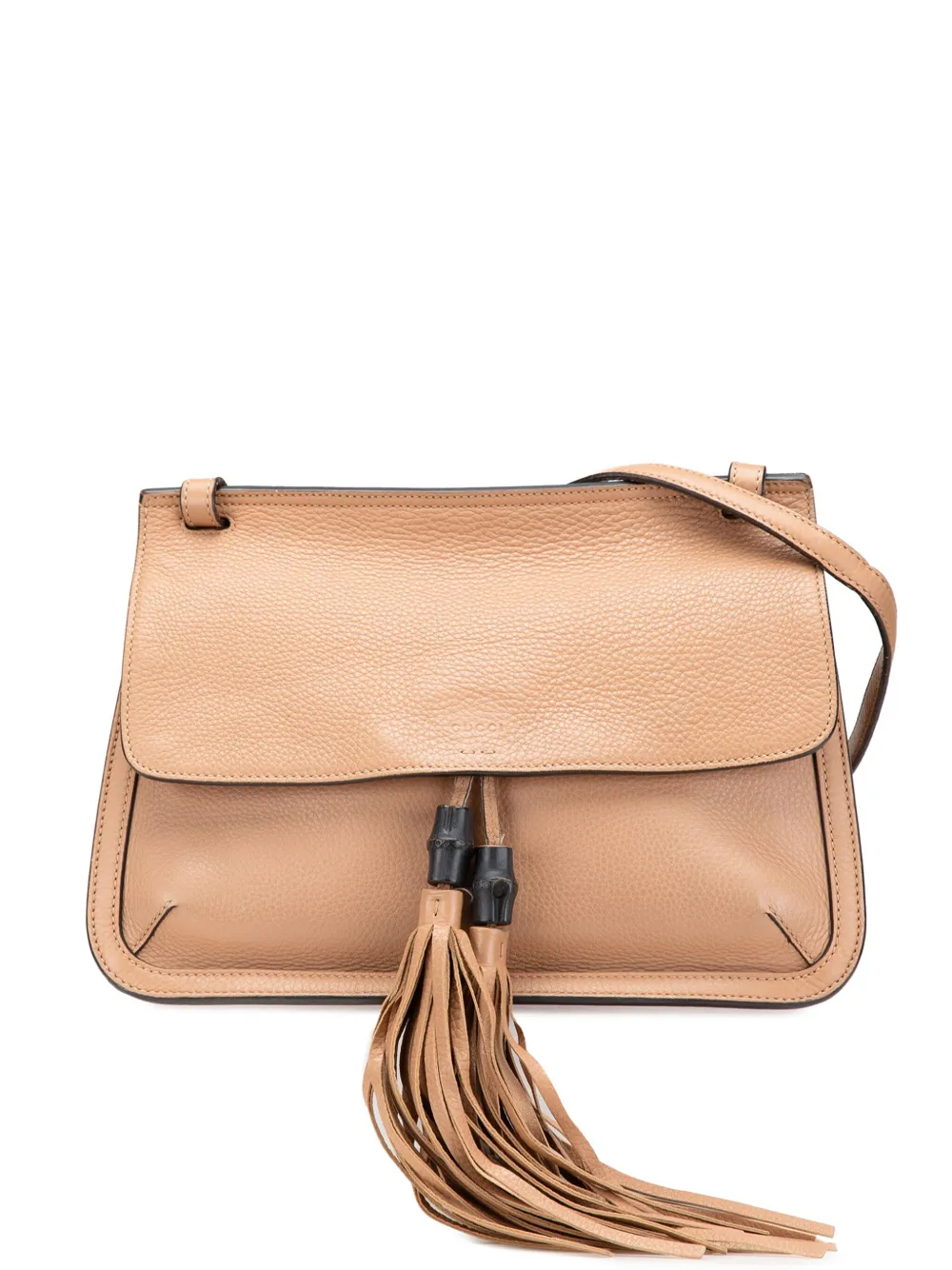Gucci Pre-Owned 2000-2015 ミディアム レザー バンブー デイリー ショルダーバッグ - ブラウン Gucci Pre-Owned 2000-2015 ミディアム レザー バンブー デイリー ショルダーバッグ - ブラウン