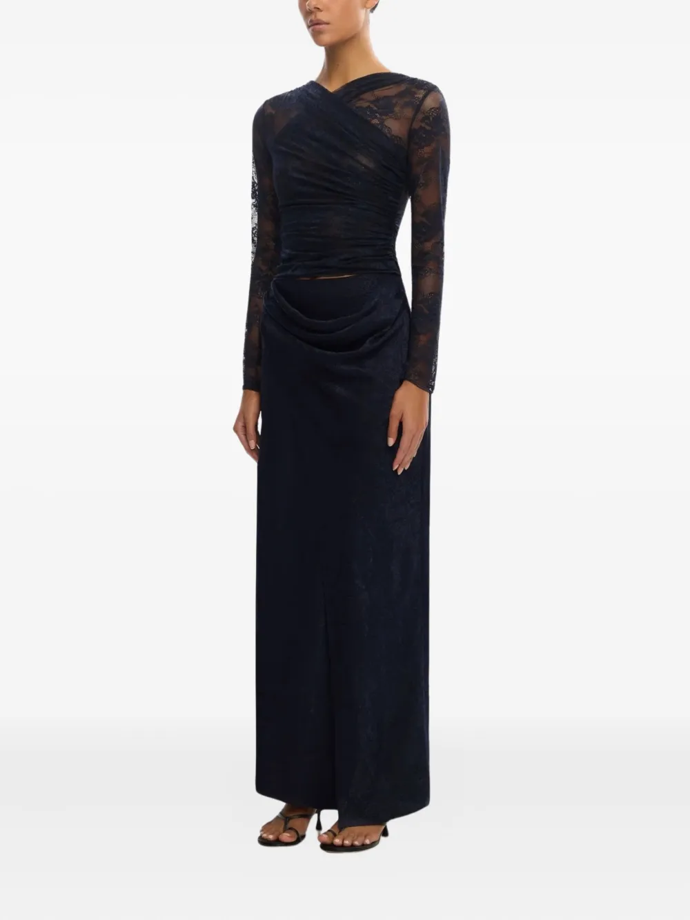 SIGNIFICANT OTHER NIDA cross-necklace top - Blauw