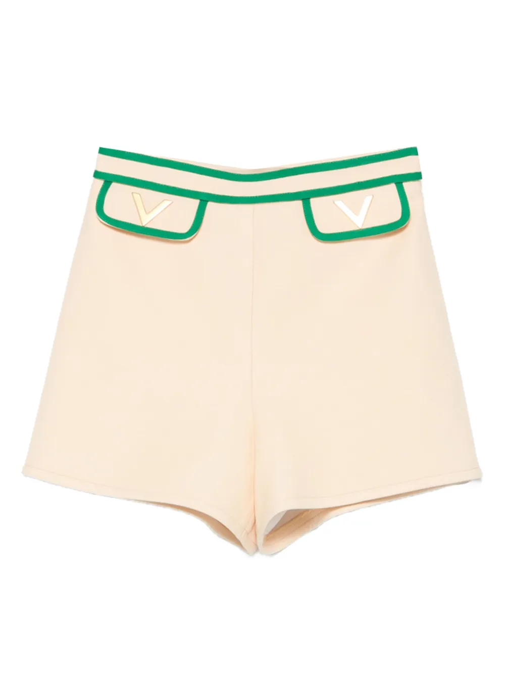 Valentino Garavani v-detail shorts - ニュートラル Valentino Garavani v-detail shorts - ニュートラル