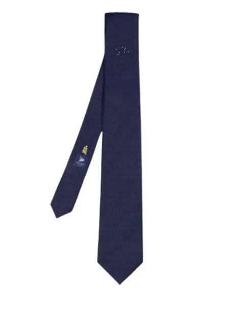 Elios Milano aquarius constellation geometric tie