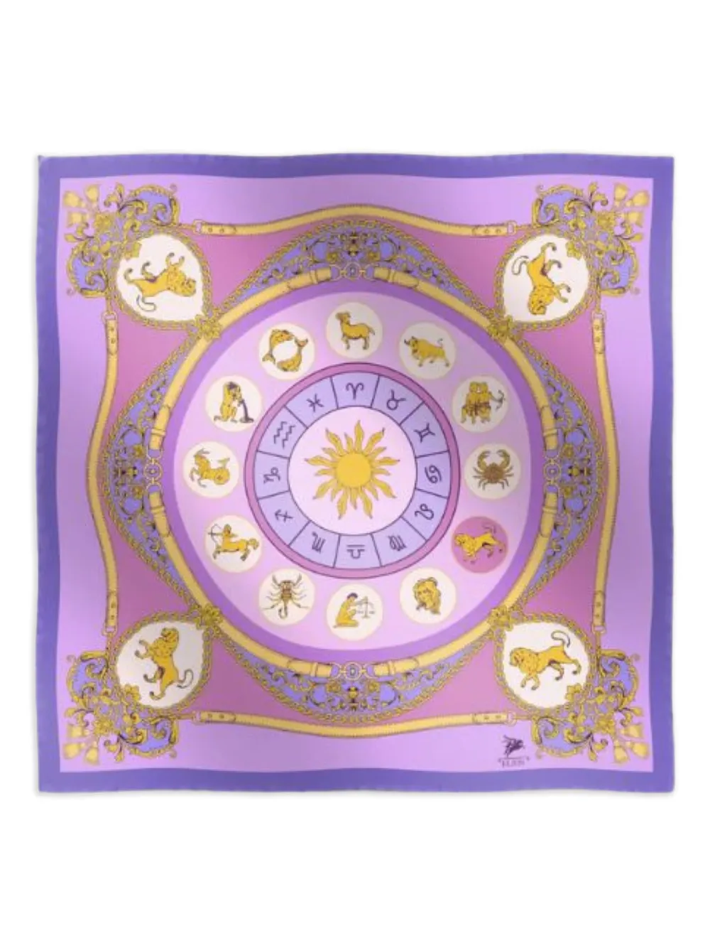 lion zodiac scarf
