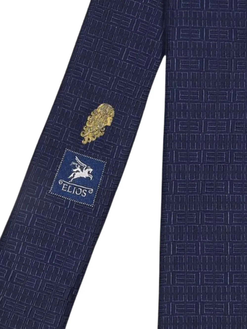 Elios Milano Virgo Seidenkrawatte mit geometrischem Muster | Krawatten & Fliegen | Image 3