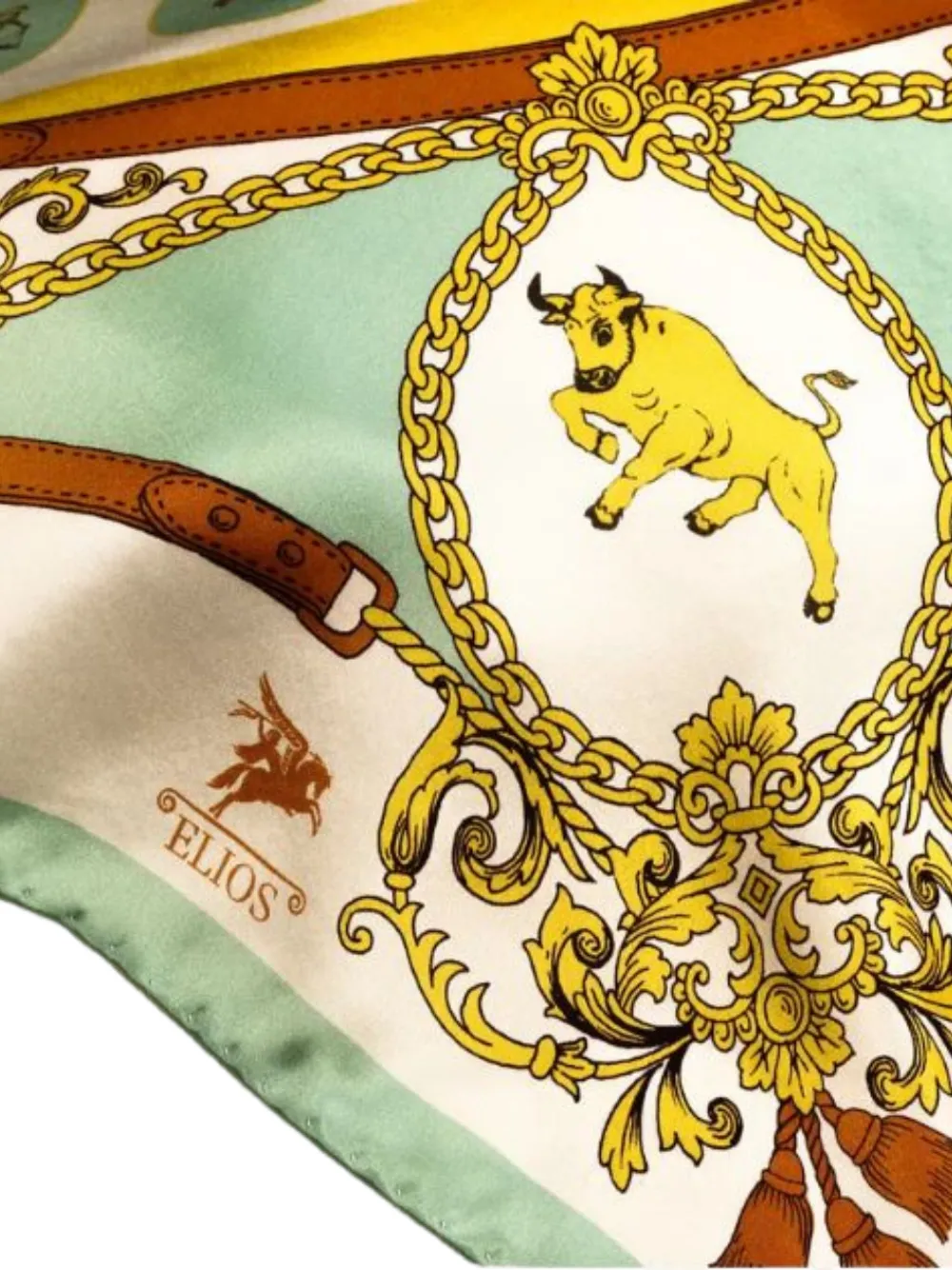 Elios Milano zodiac-print baroque scarf | Image 2