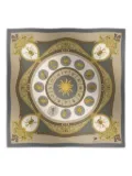 Elios Milano scorpion zodiac scarf - Brown