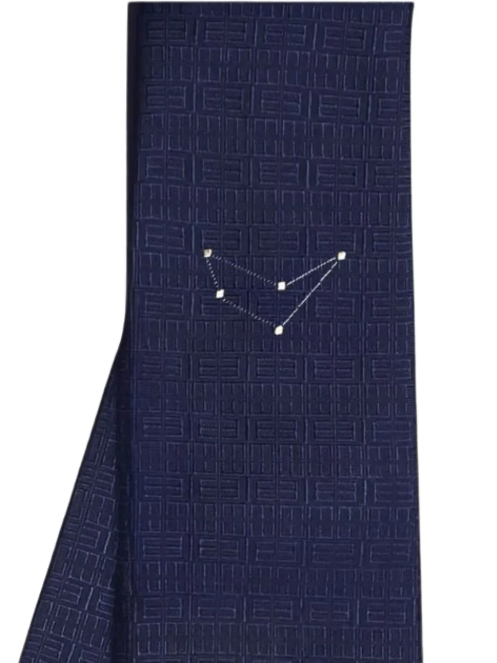 Elios Milano Aries geometric-pattern silk tie | Image 2