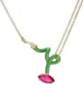 Bea Bongiasca sterling-silver Vine Curl Corundum necklace - Gold