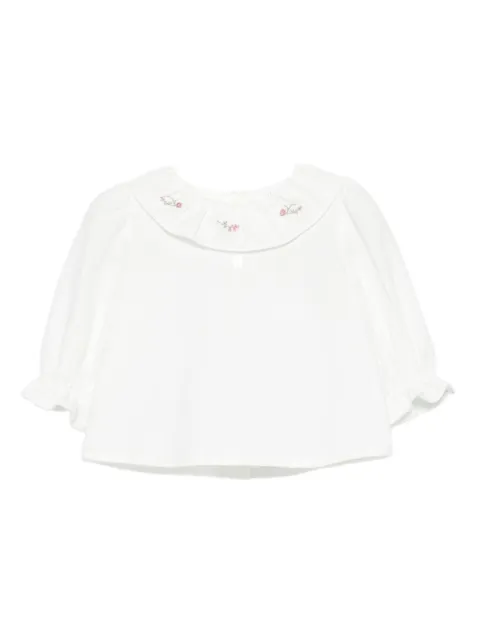 Patachou blusa bordada con volantes