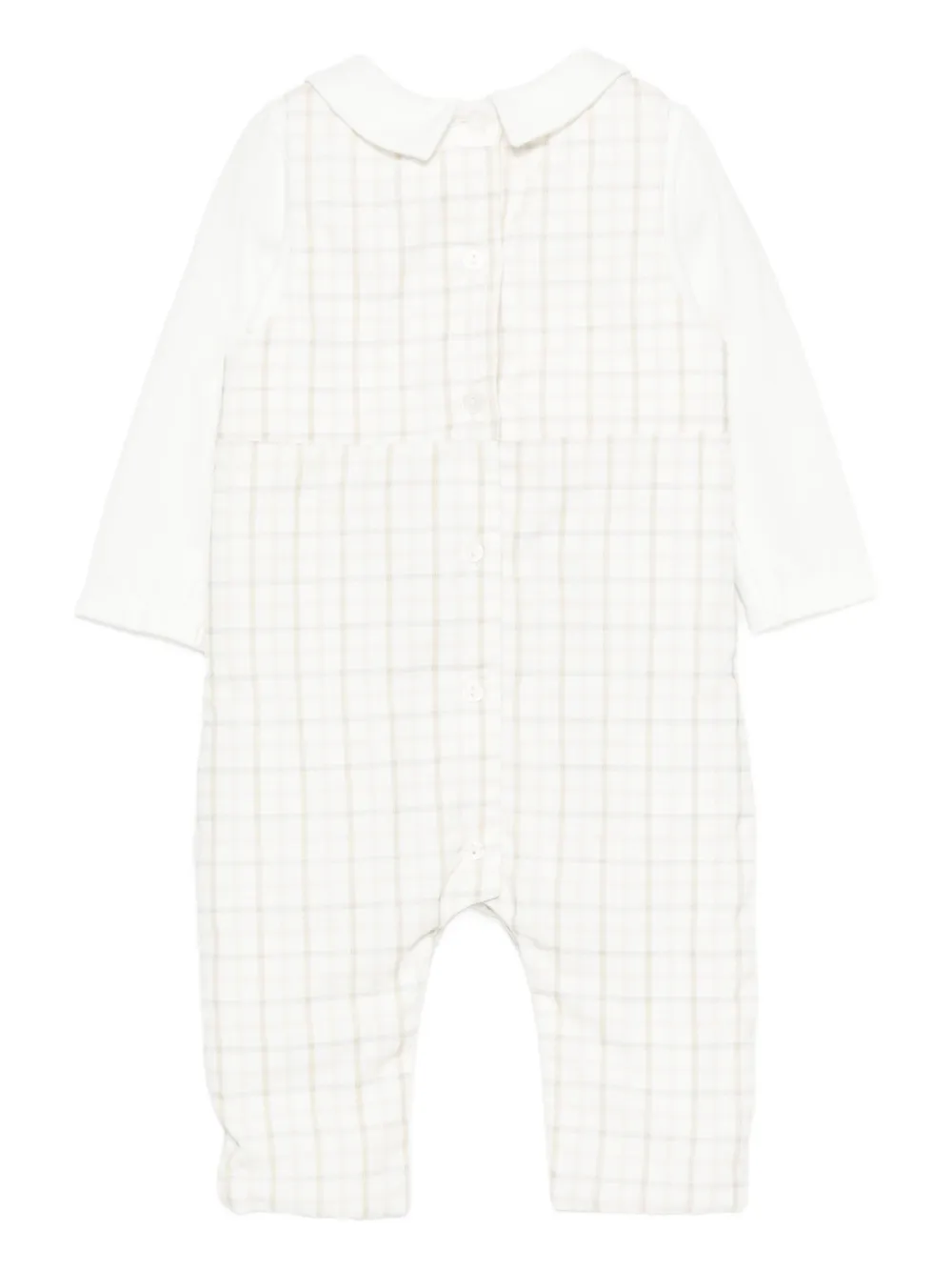 Patachou checked peter pan-collar romper | Rompers | Image 2
